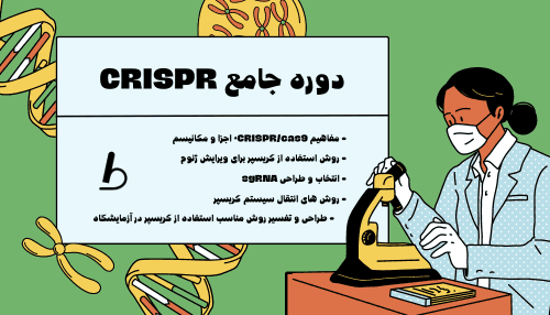 دوره جامع CRISPR کریسپر با مدرک معتبر